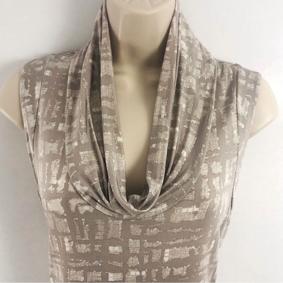 New York & Co Tan Cowl neck top - Picture 9 of 16